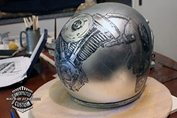 custom helmet gasmask