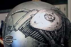 custom helmet gasmask