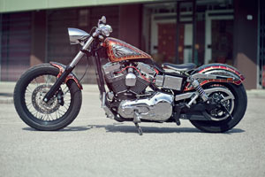 harley davidson dyna unexpected custom